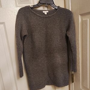 J. Jill Gray Women's Crew Neck Sweater